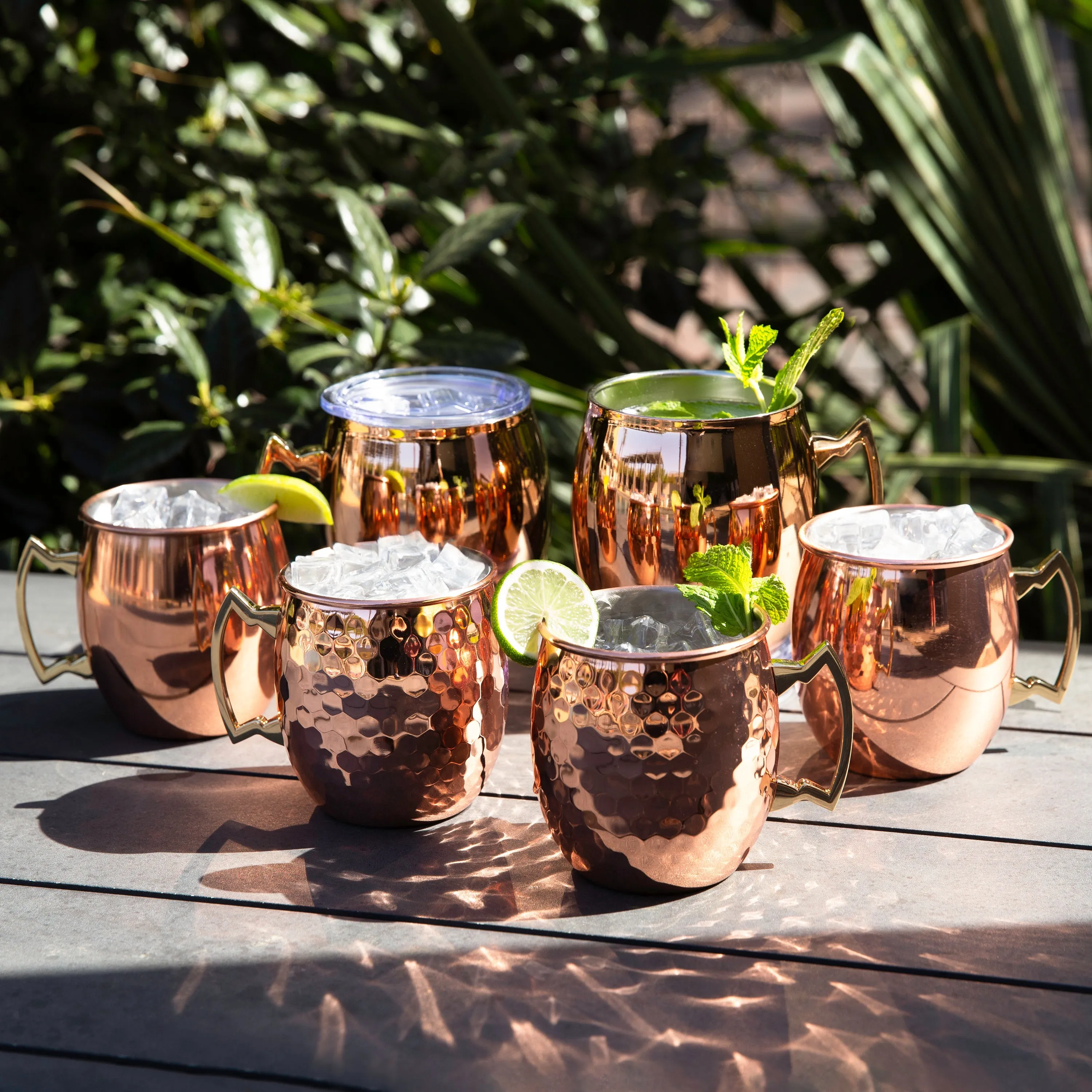 20 Oz Copper Moscow Mule Mugs, Set Of 4