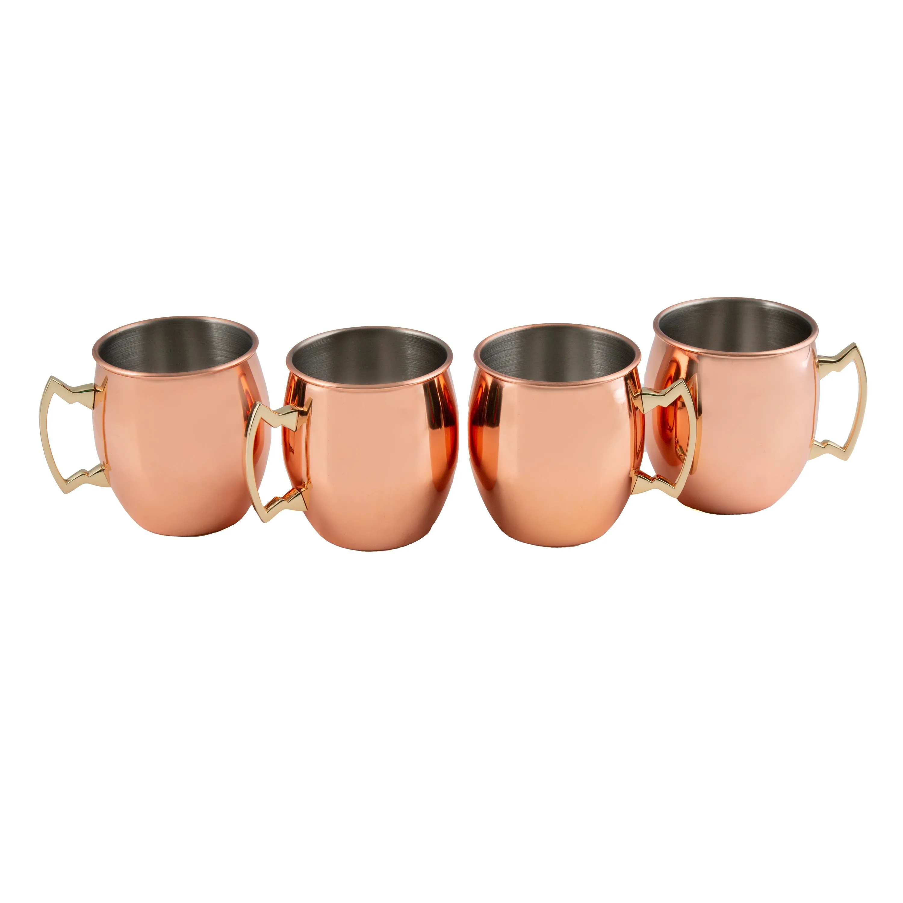 20 Oz Copper Moscow Mule Mugs, Set Of 4