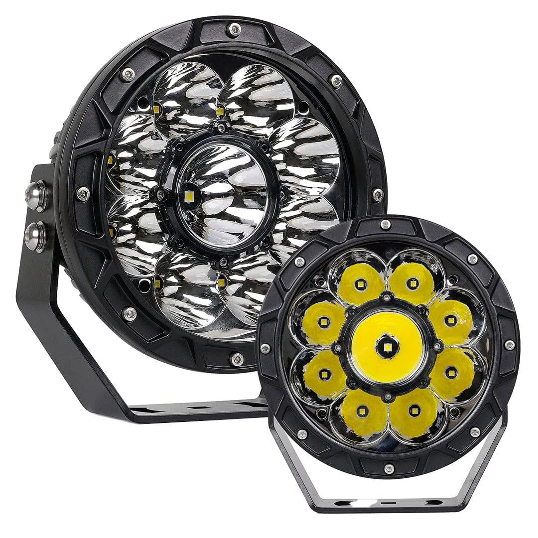 7" 60W LED Driving Lights | IP67 | R7's Rockarmor