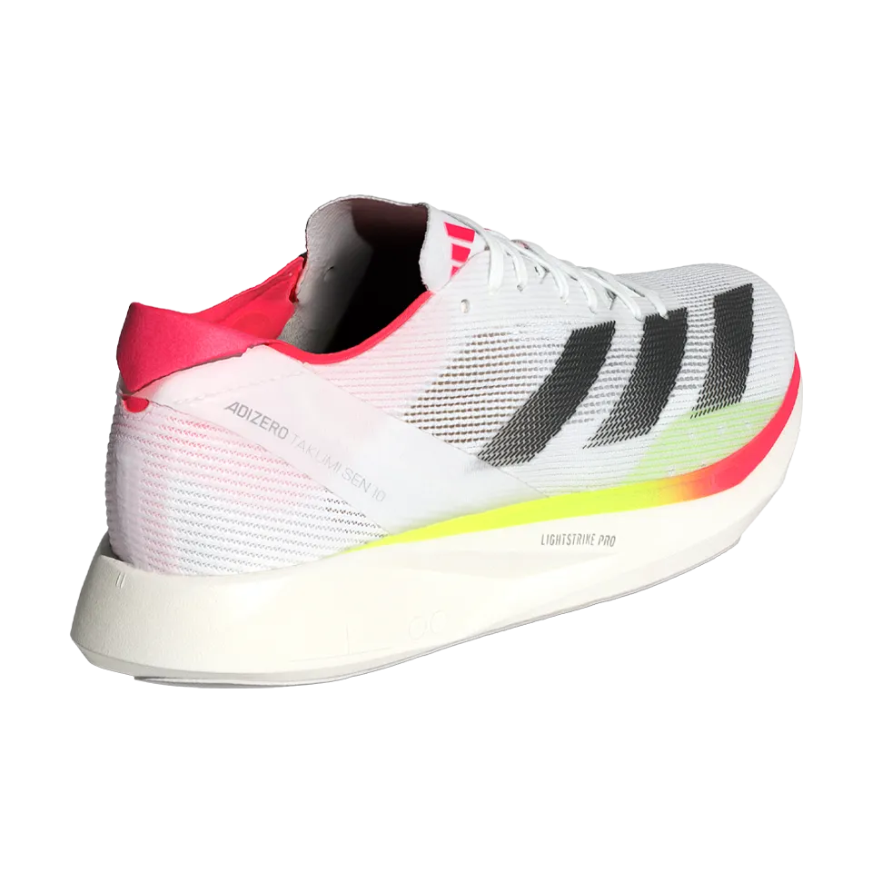 adidas Women's Adizero Takumi Sen 10 Cloud White/Core Black/Lucid Red