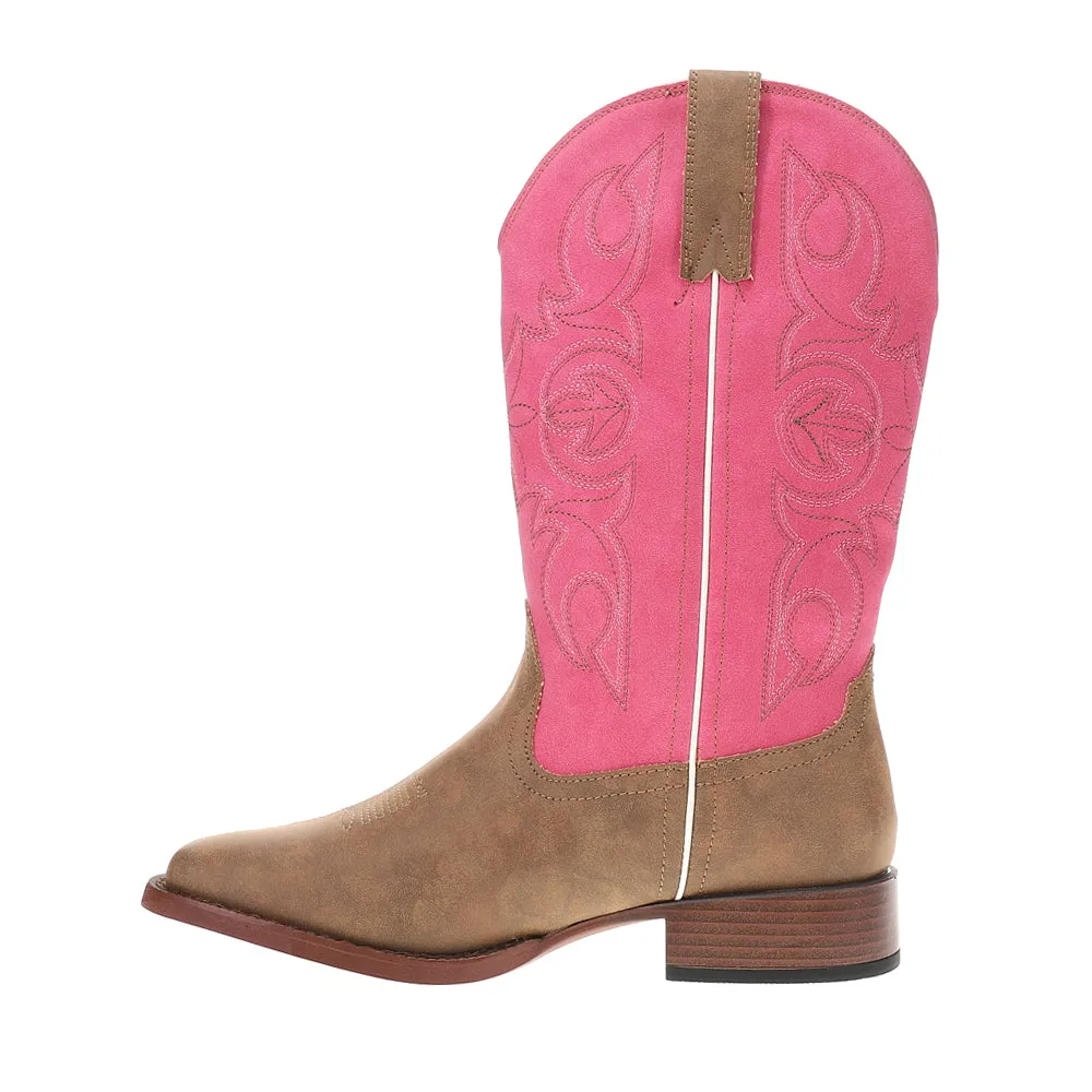 Ainsley Embroidered Square Toe Cowboy Boots