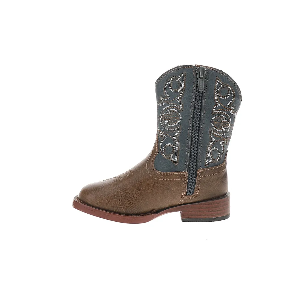 Ainsley Square Toe Cowboy Boots (Toddler)