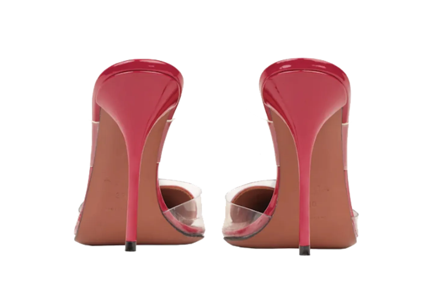 ALAIA COEUR MULE ROUGE LAQUE