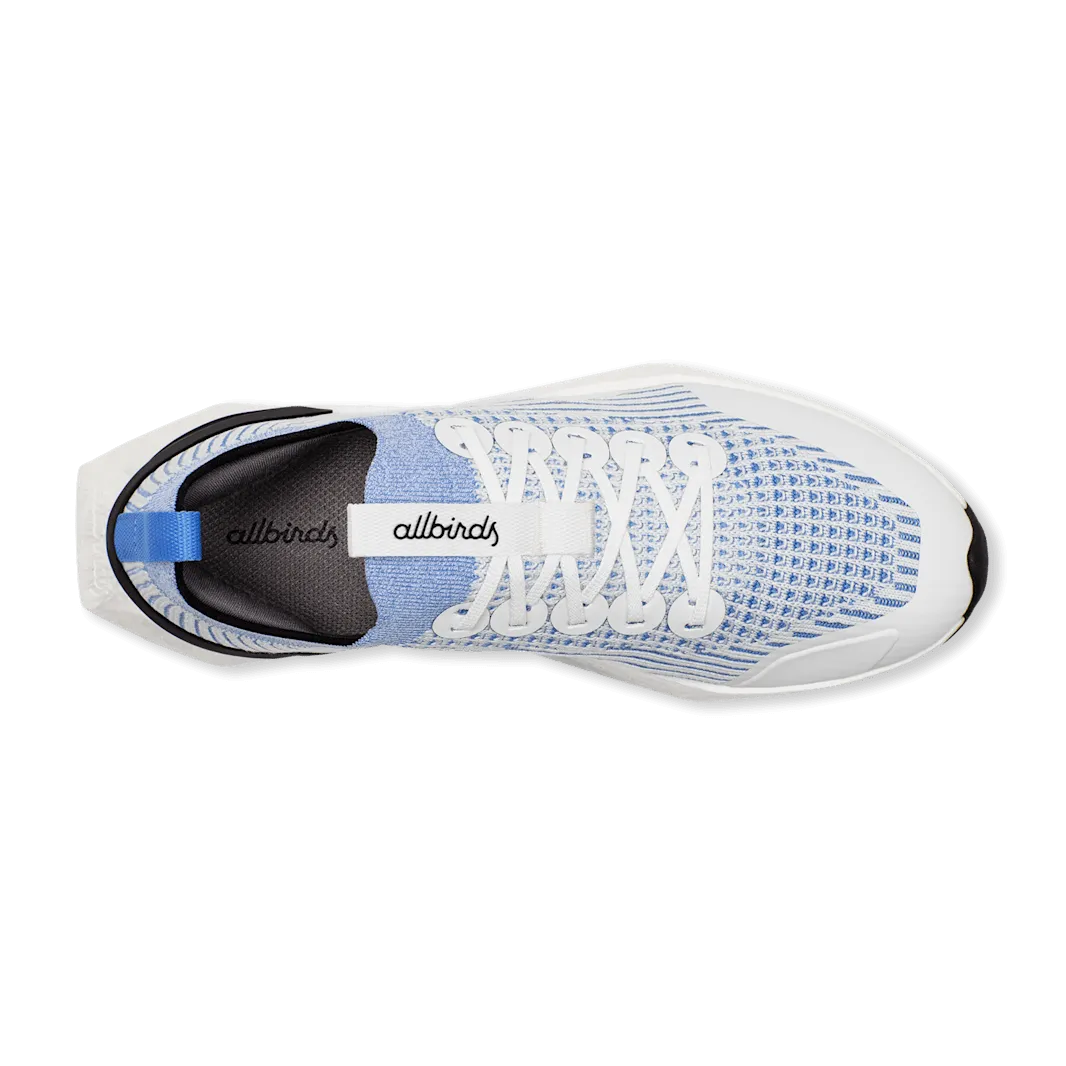 Allbirds Men's Tree Flyer 2 - Blizzard/Pure Azure (Blizzard Sole)