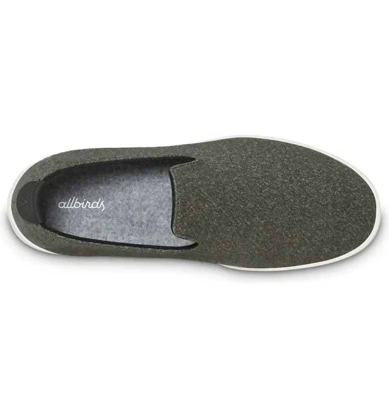 Allbirds - Men's Wool Loungers -  Dark Jungle/ Natural White