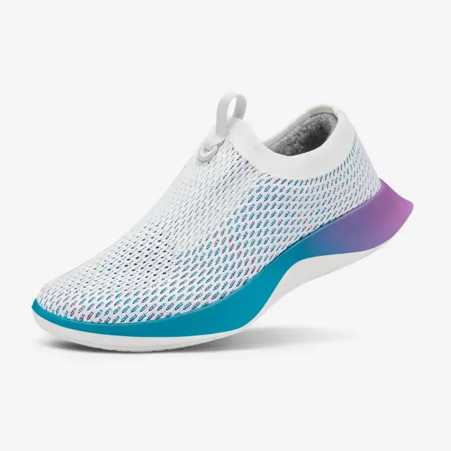 Allbirds Tree Dasher Relay -  Blizzard (Thrive Teal/Lux Purple Sole)