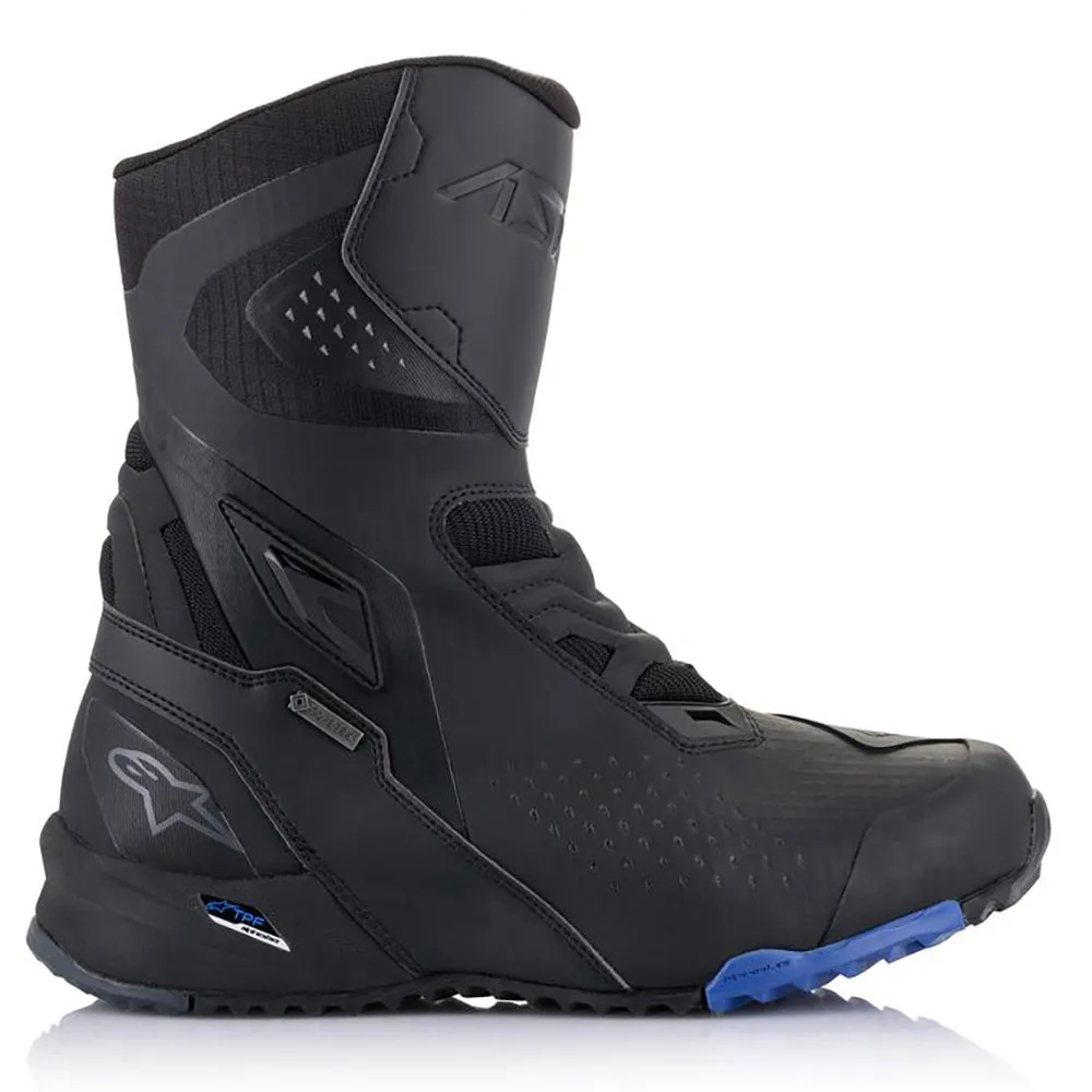 Alpinestars RT-8 Gore-Tex Motorcycle Boots Black Blue