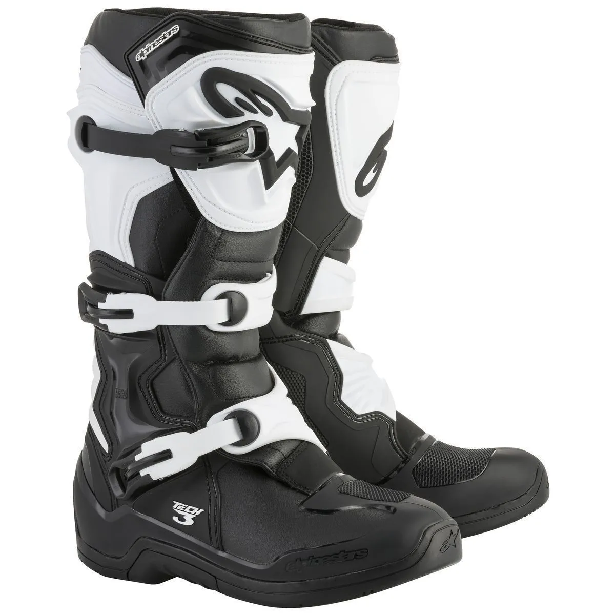 Alpinestars Tech 3 Men's Black/White Motocross Boots