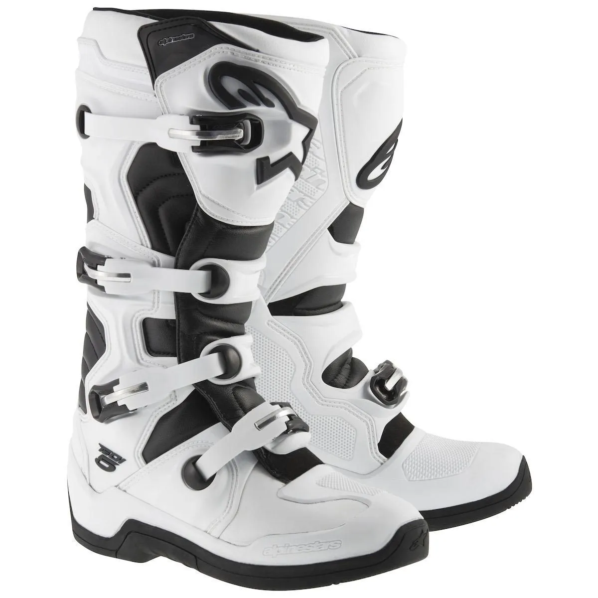 Alpinestars Tech 5 Men's White/Black Motocross Boots