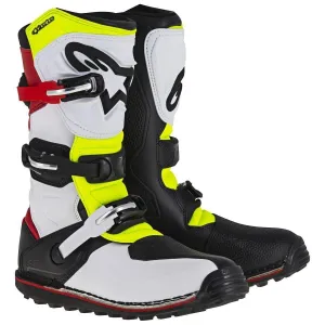 Alpinestars Tech-T Men's White/Red/Yellow/Black Motocross Boots