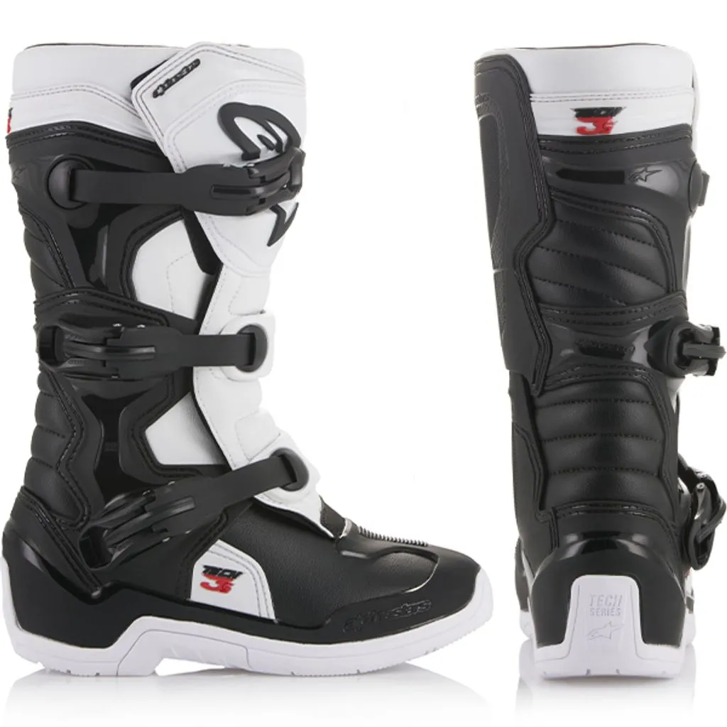 Alpinestars Youth Boots Tech 3 S - Black White - UK2 - EU35.5