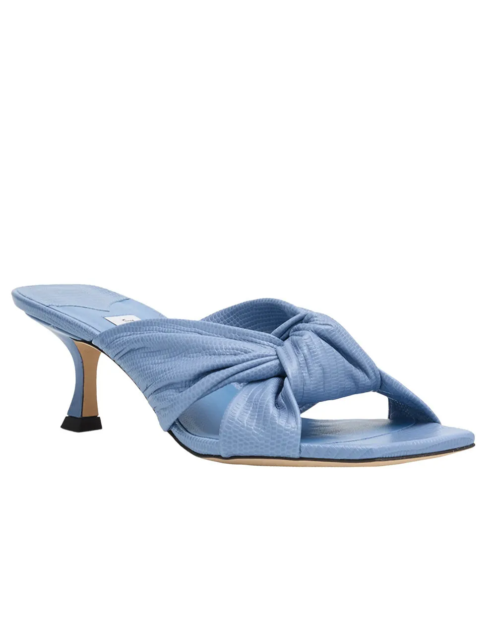 Avenue Twist Mule in Denim