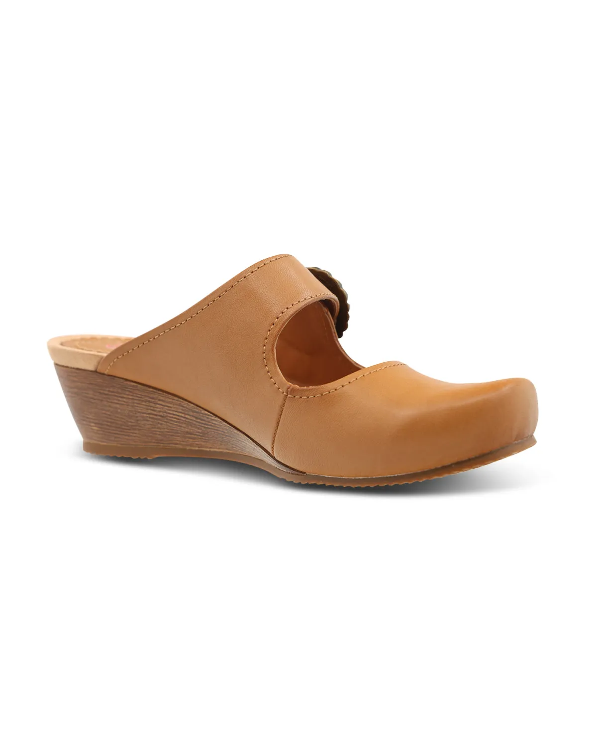 Baretraps Betty Mule Casual Wedge Shoe