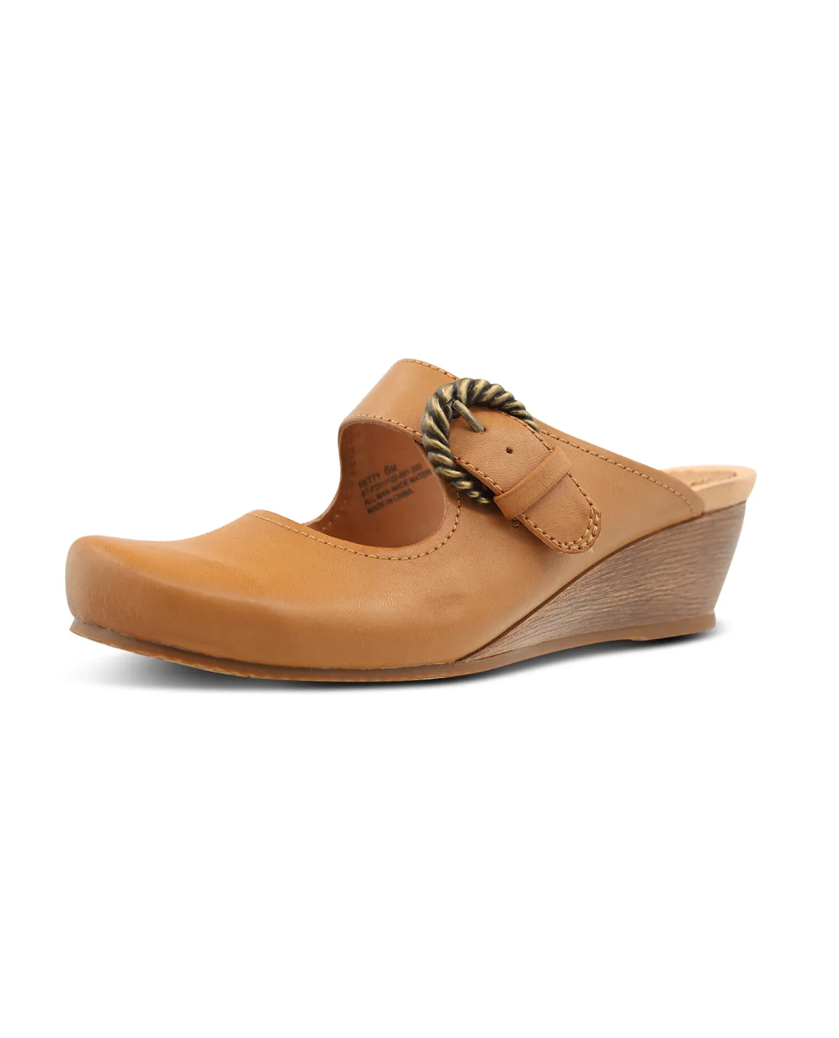 Baretraps Betty Mule Casual Wedge Shoe