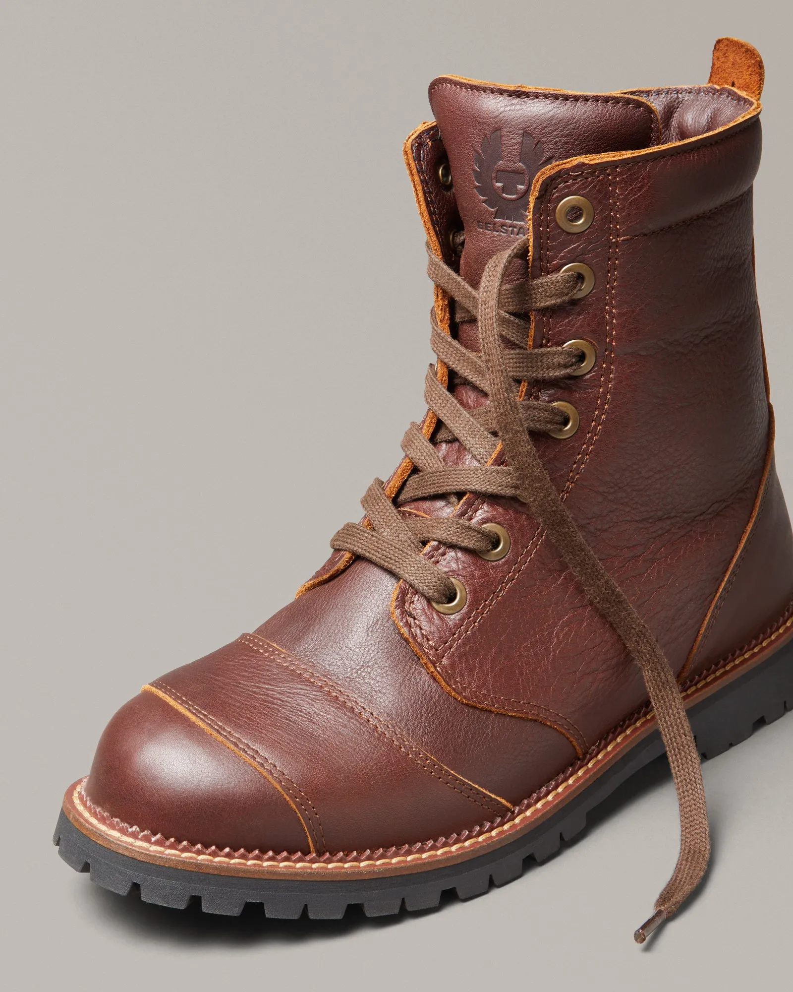 Belstaff Resolve Motorcycle Boots - Brown