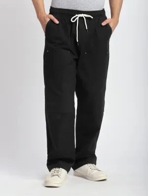 Black Baggy Sweatpants - Loose Fit Comfort for Men