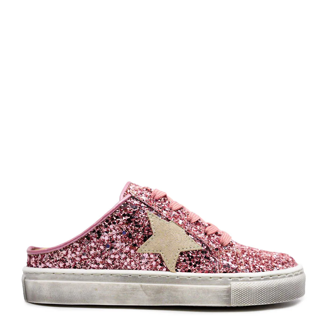 Blublonc Glitter Sneaker Mule