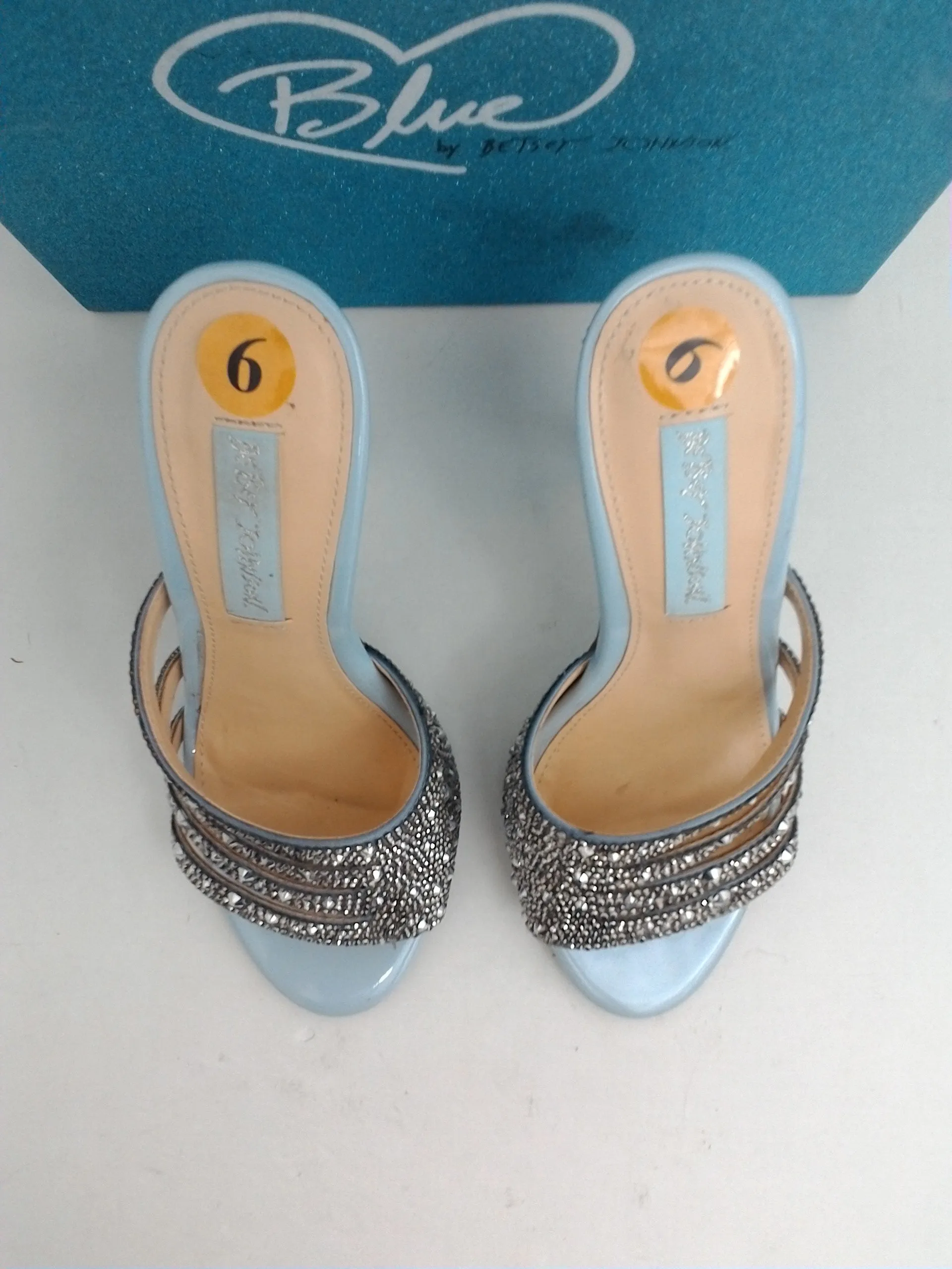 Blue Betsey Johnson Women's Riri Dusty Blue Mule Size 6 M