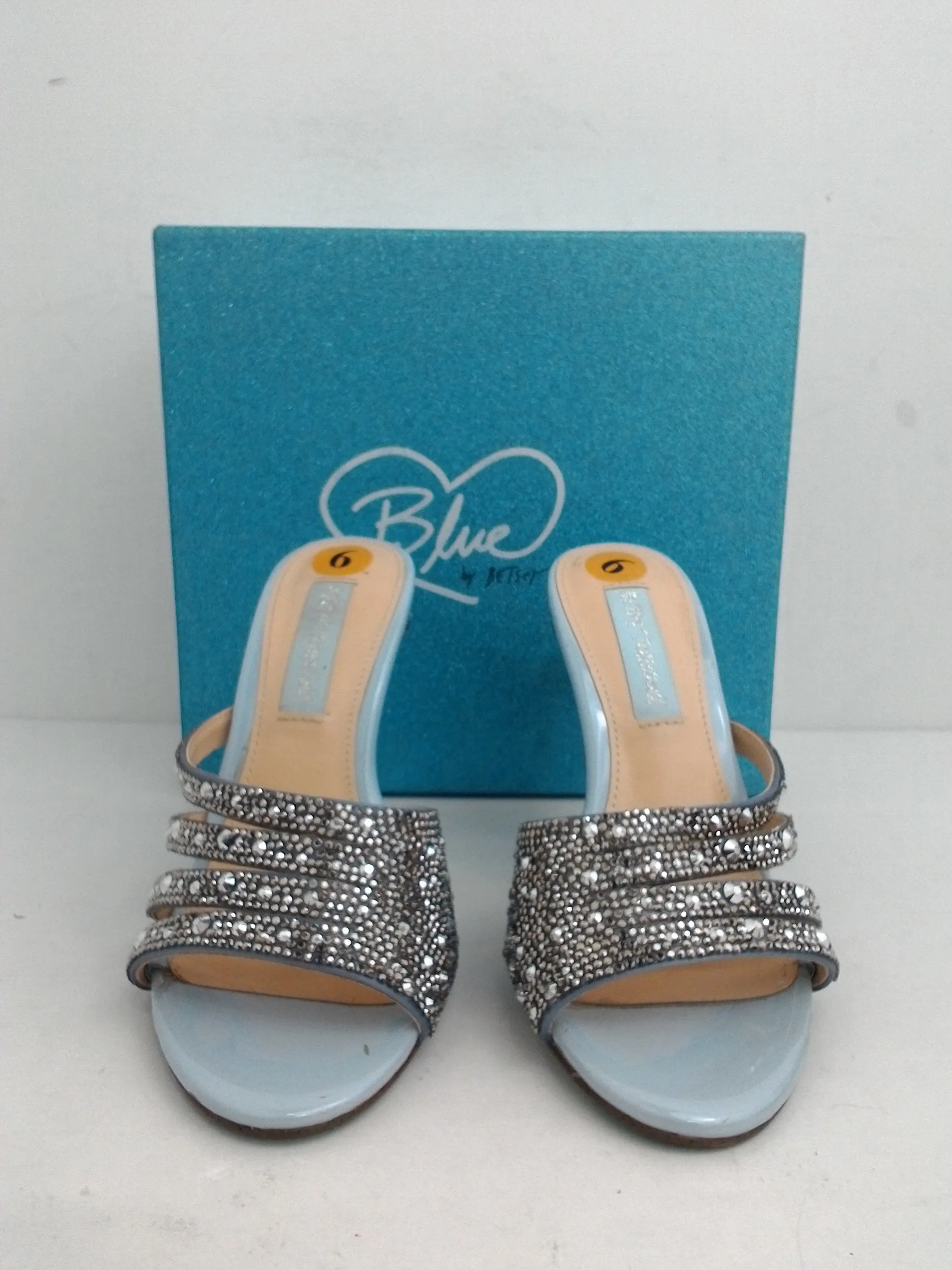 Blue Betsey Johnson Women's Riri Dusty Blue Mule Size 6 M