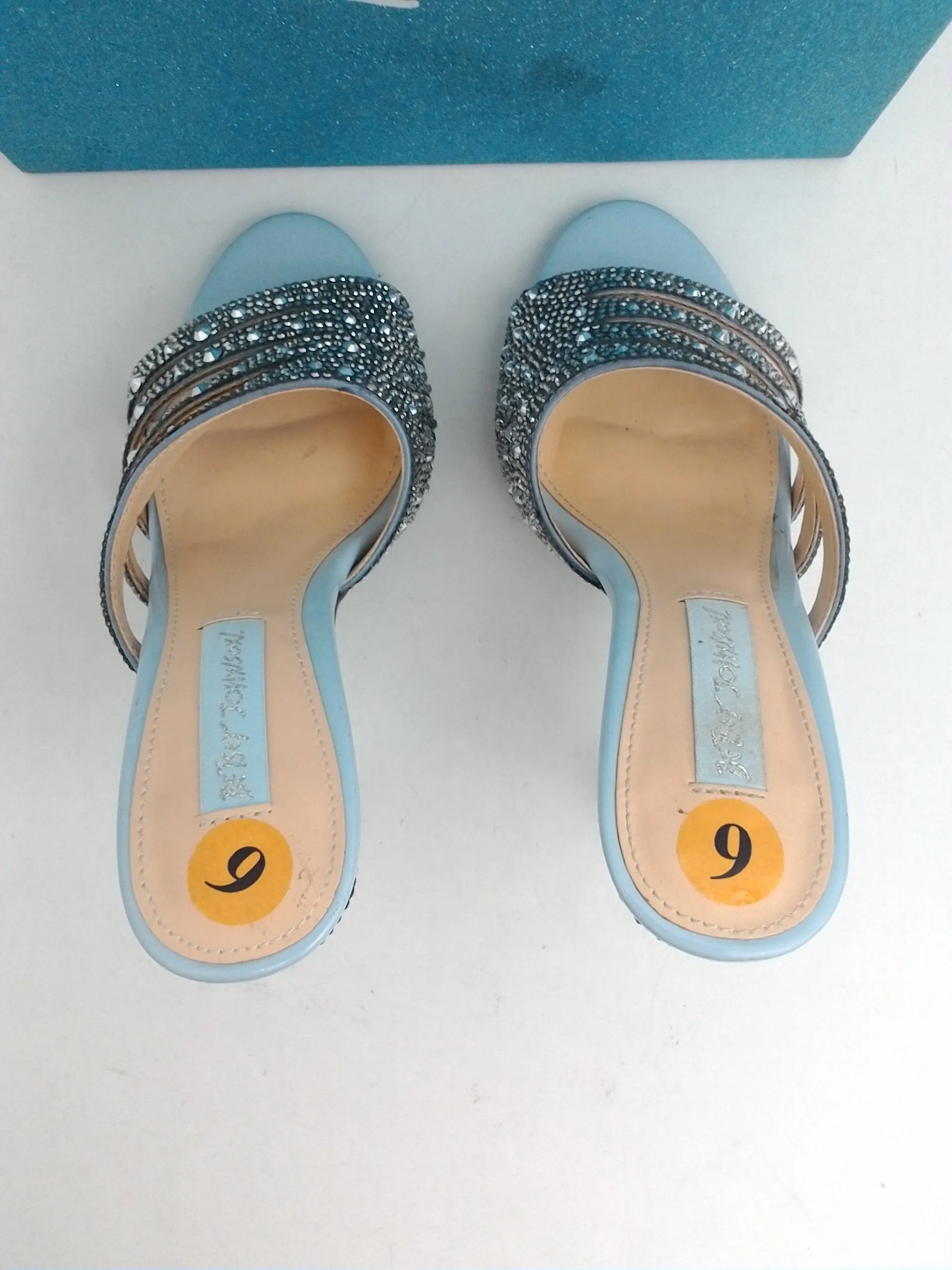 Blue Betsey Johnson Women's Riri Dusty Blue Mule Size 6 M