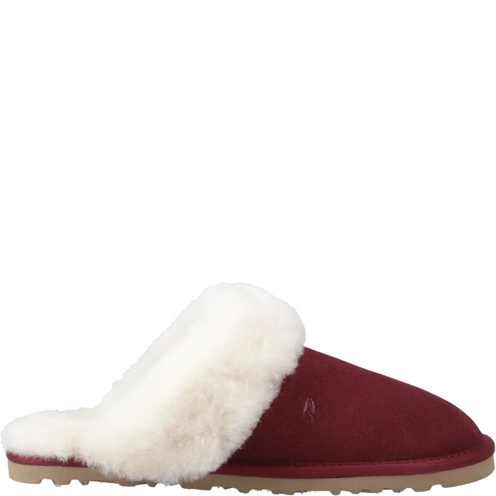 Bordeaux Samantha Mule Slippers