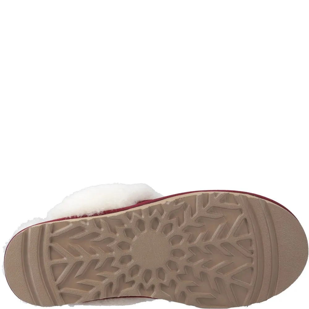 Bordeaux Samantha Mule Slippers