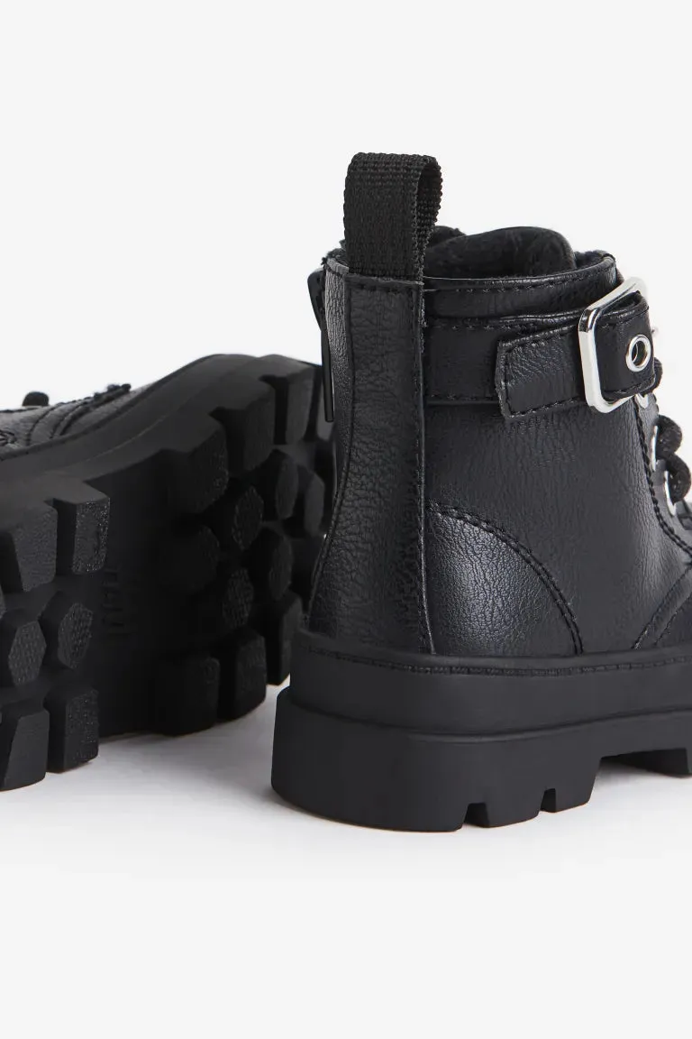 Botines burritos negros H&M botas niña niño