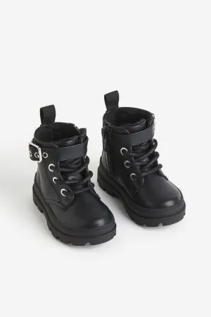 Botines burritos negros H&M botas niña niño