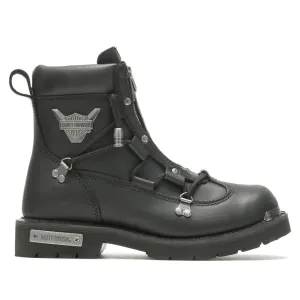 Brake Light Round Toe Motorcycle Boots