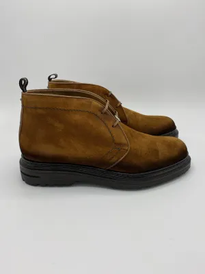 BRIMARTS CHUKKA BOOTS in camoscio invecchiato a mano