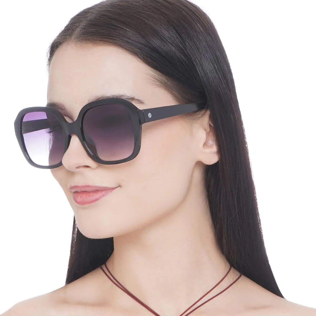 Carlton London Black Toned UV Protected Oversized Sunglasses For Women