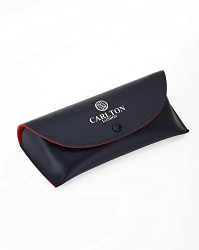 Carlton London Premium Blue Toned with Polarised Lens Square Sunglass for unisex