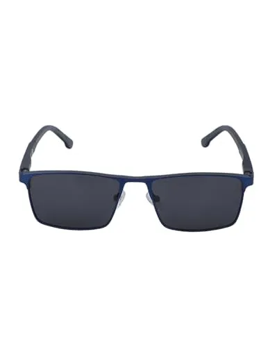 Carlton London Premium Blue Toned with Polarised Lens Square Sunglass for unisex