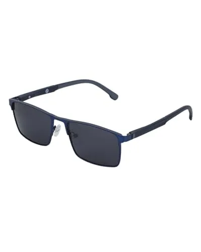 Carlton London Premium Blue Toned with Polarised Lens Square Sunglass for unisex