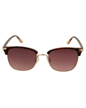 Carlton London Premium Rose Gold & Brown Toned UV Protected Lens Square Sunglass for women