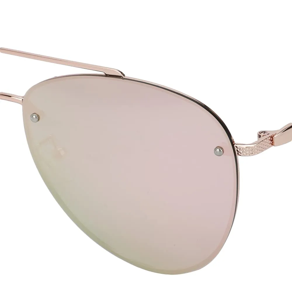 Carlton London Women Mirrored & Polarised Oval Sunglasses