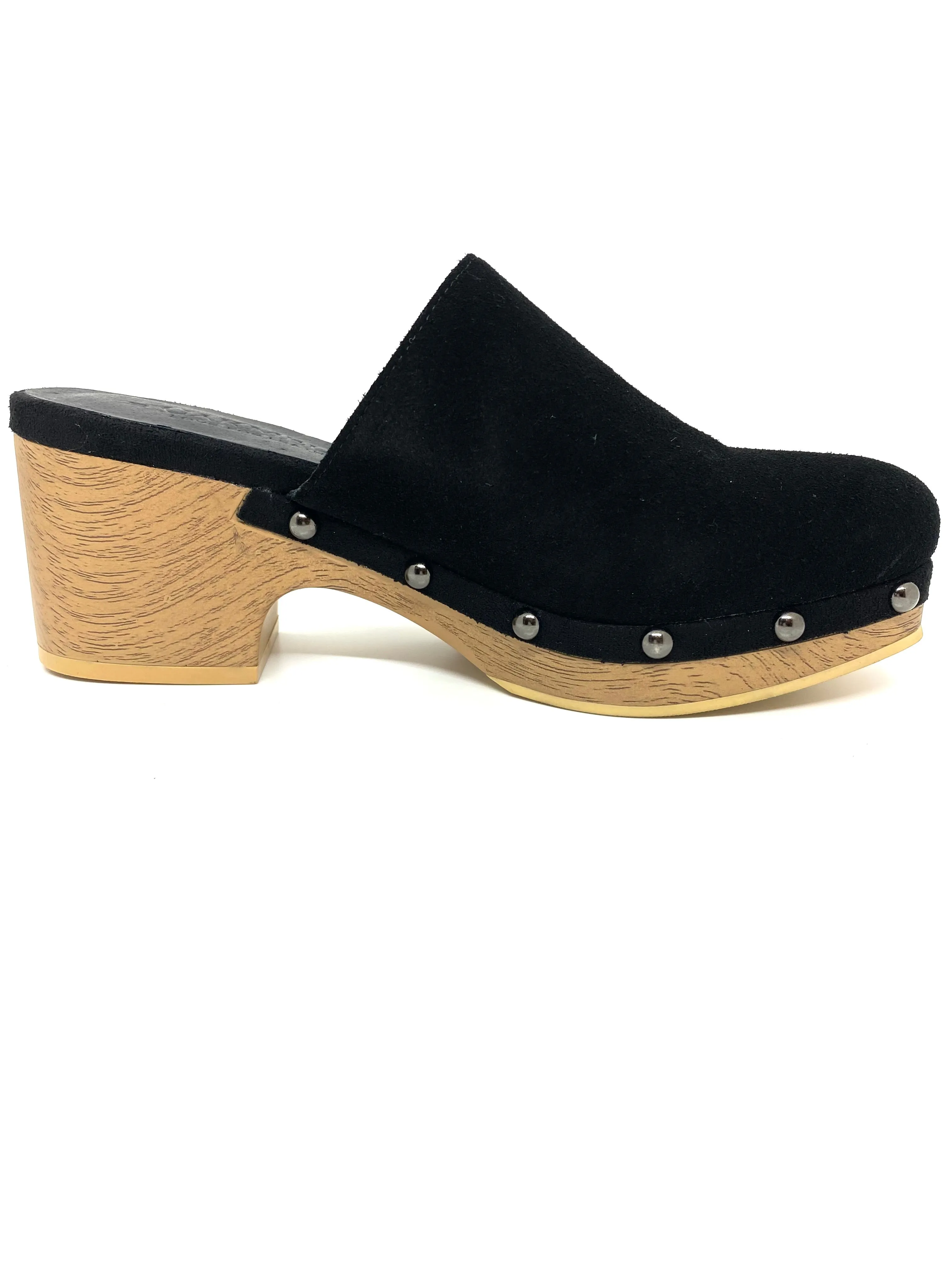 Carmela Ladies Suede Clog