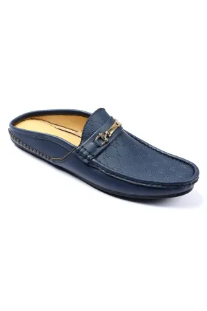 Casual Mule Shoes For Men SKU: SMC-0095-NAVY