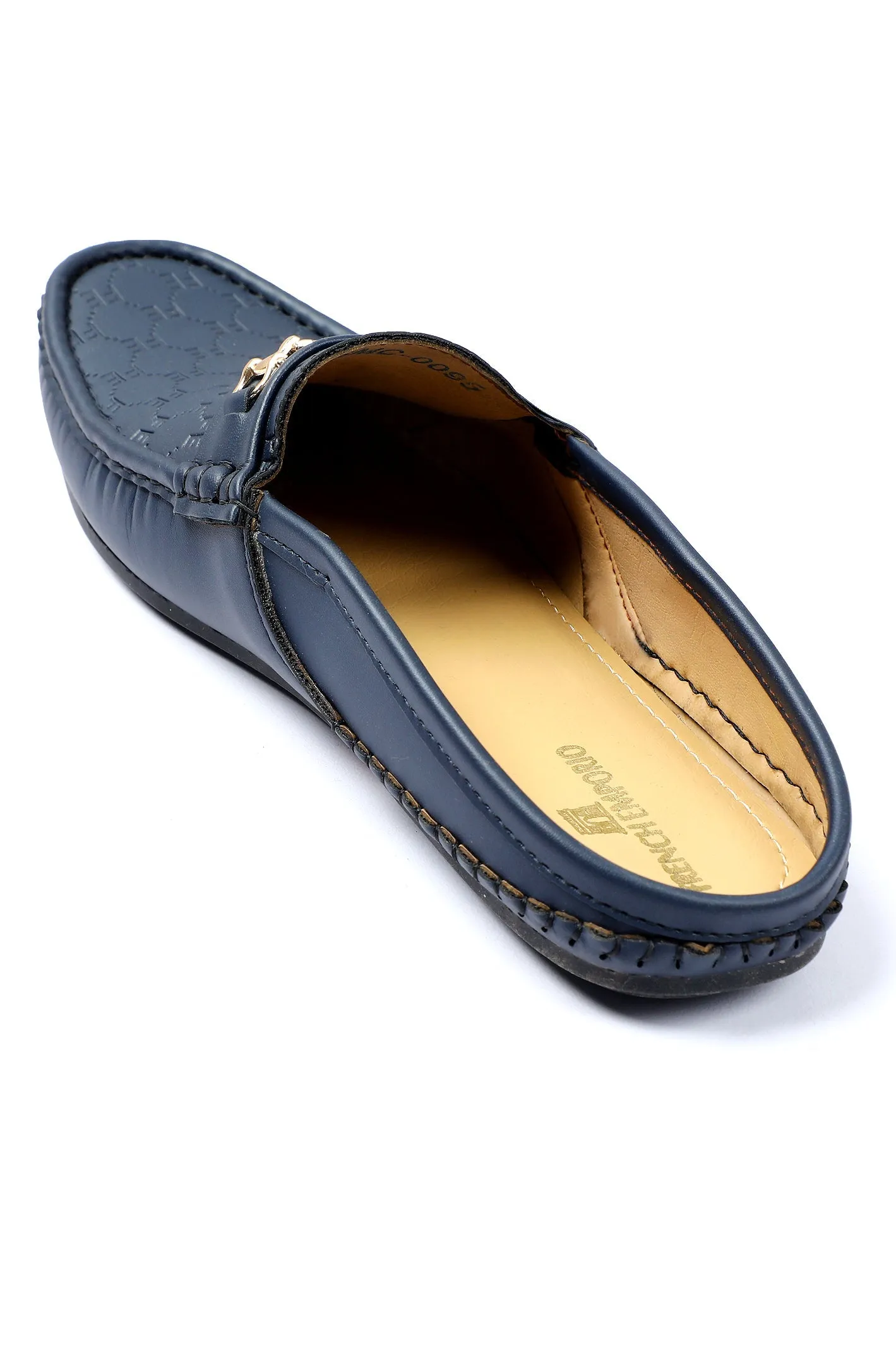 Casual Mule Shoes For Men SKU: SMC-0095-NAVY