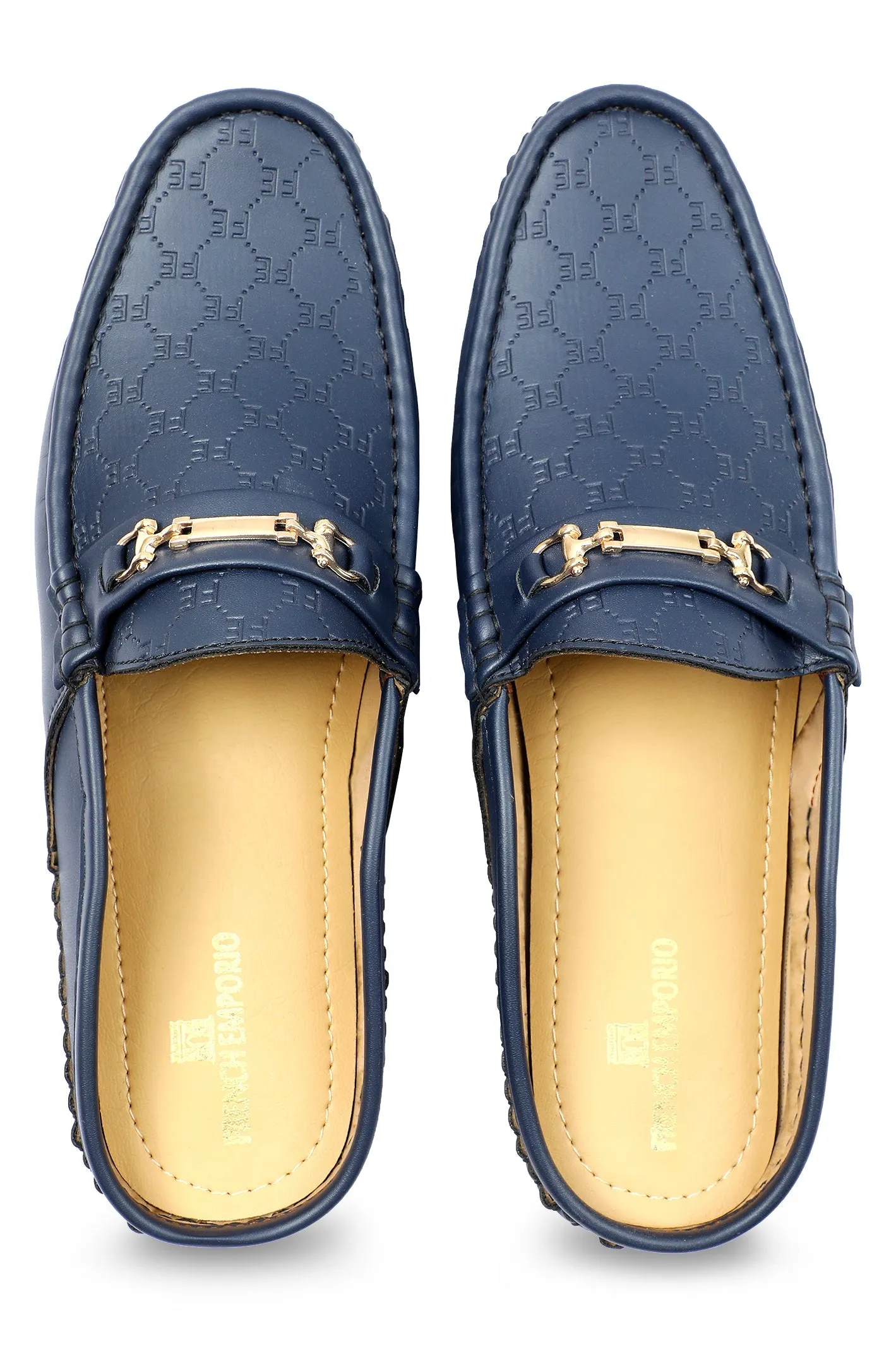 Casual Mule Shoes For Men SKU: SMC-0095-NAVY