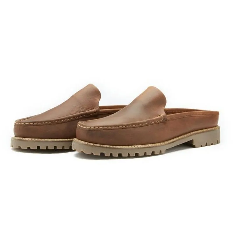 Chatham Hart Slip on Mule - Tan