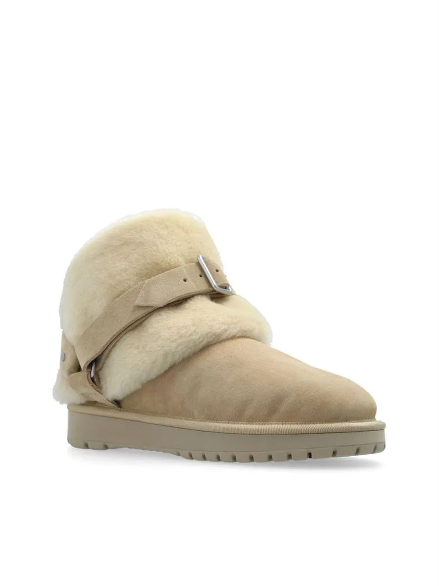 CHUBBY SUEDE SHEARLING BOOTS