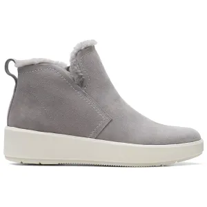 Clarks Layton Star Grey Suede Ankle Boot (Women's)