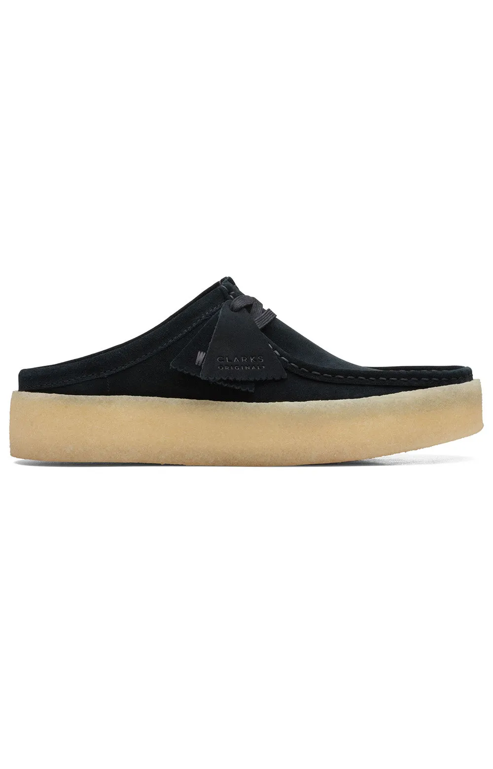 Clarks Originals Wallabee Cup Lo Men's Black Suede Mule 26167285