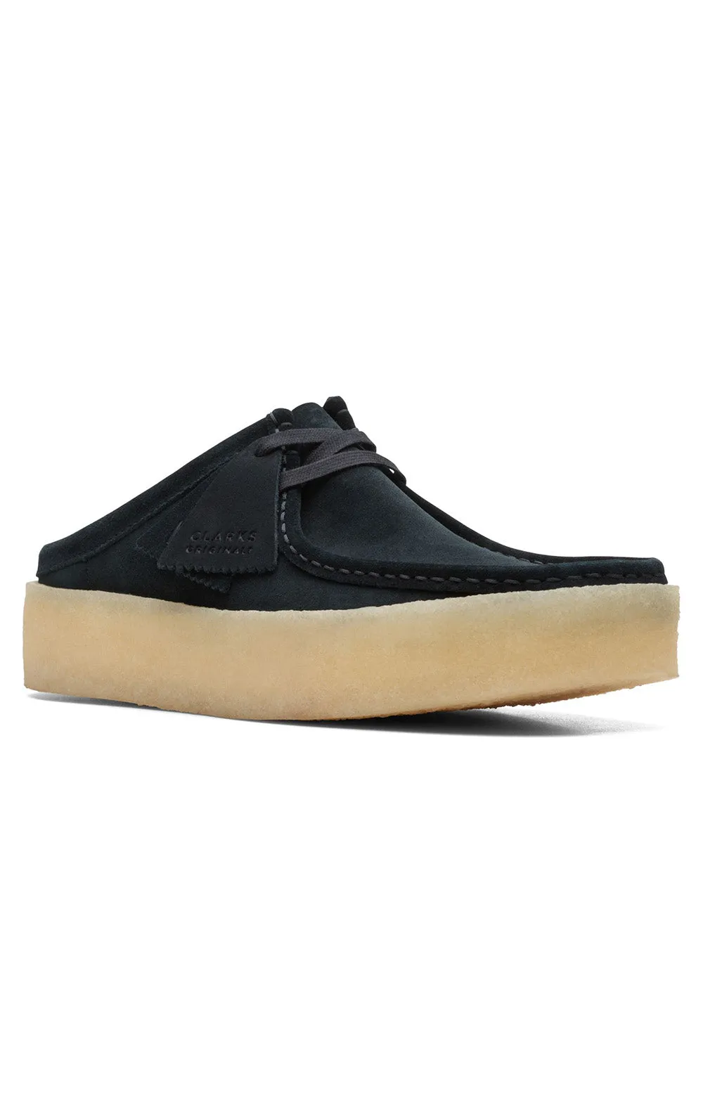 Clarks Originals Wallabee Cup Low Men's Black Suede 26167285