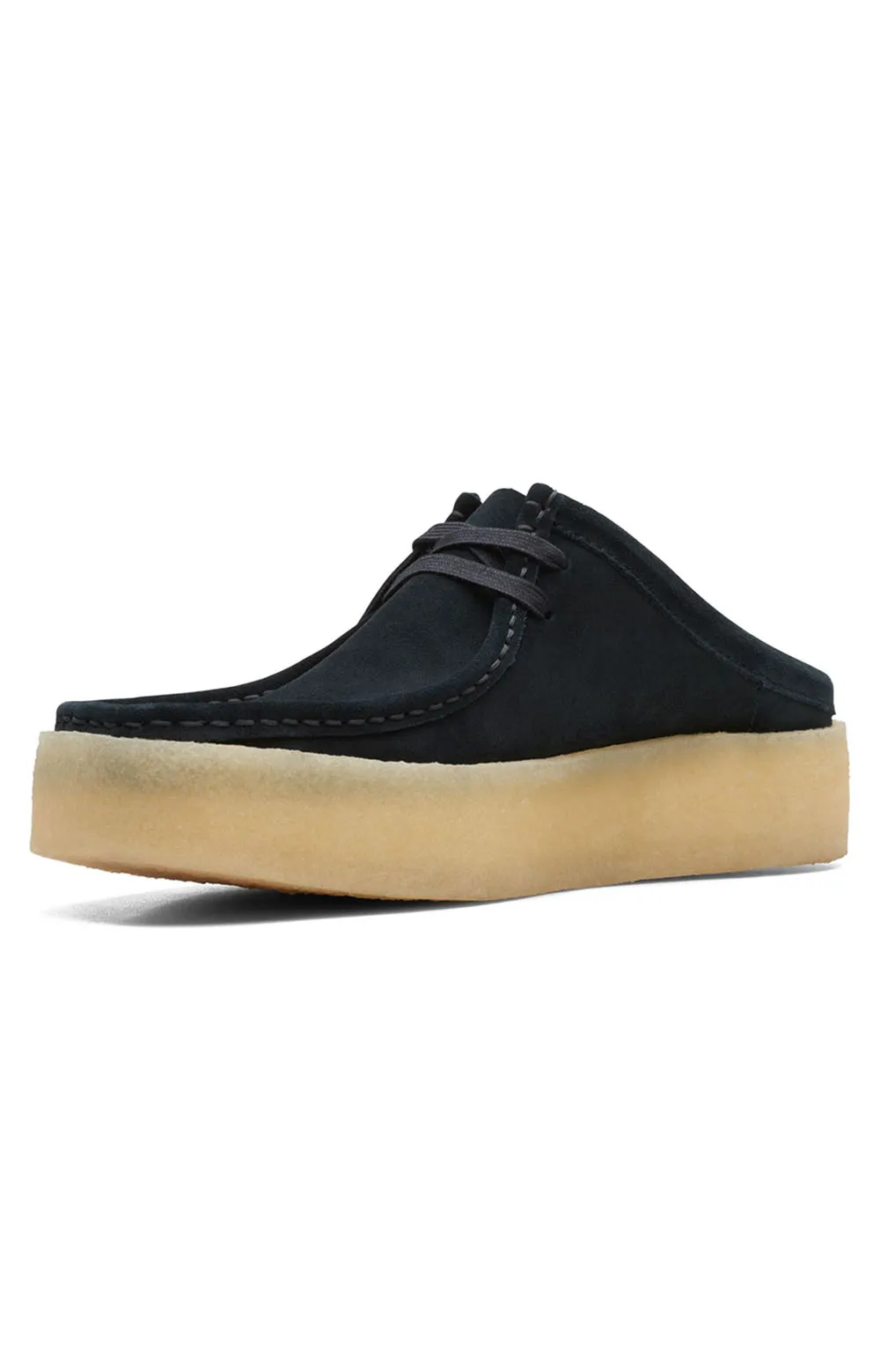 Clarks Originals Wallabee Cup Low Men's Black Suede 26167285