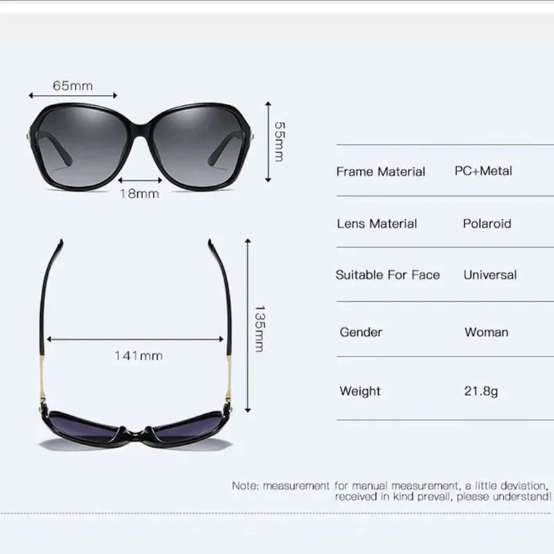 Classic Butterfly Designer Polarized Driving Sunglasses for Women