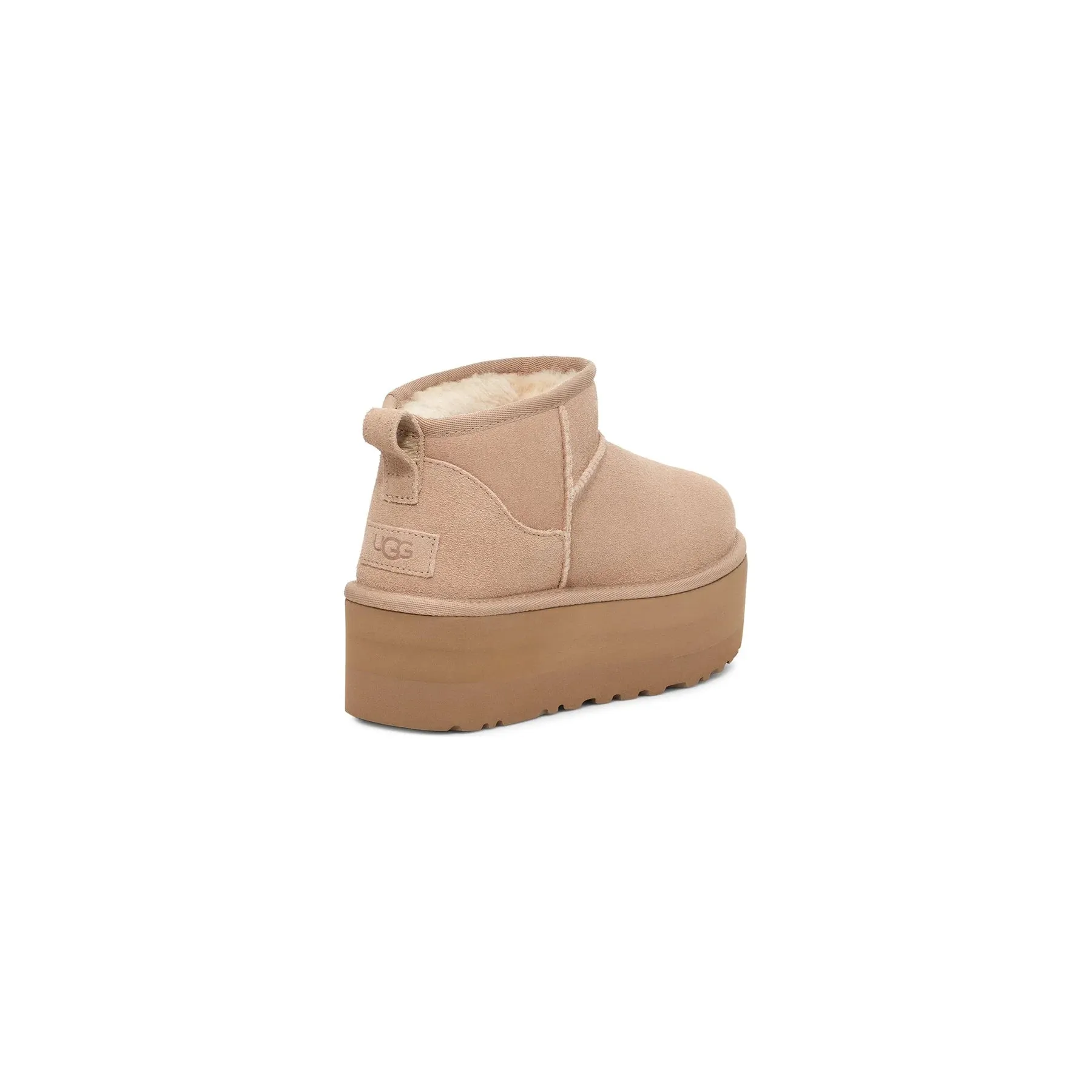 Classic Ultra Mini Platform | Women | Suede | Sand