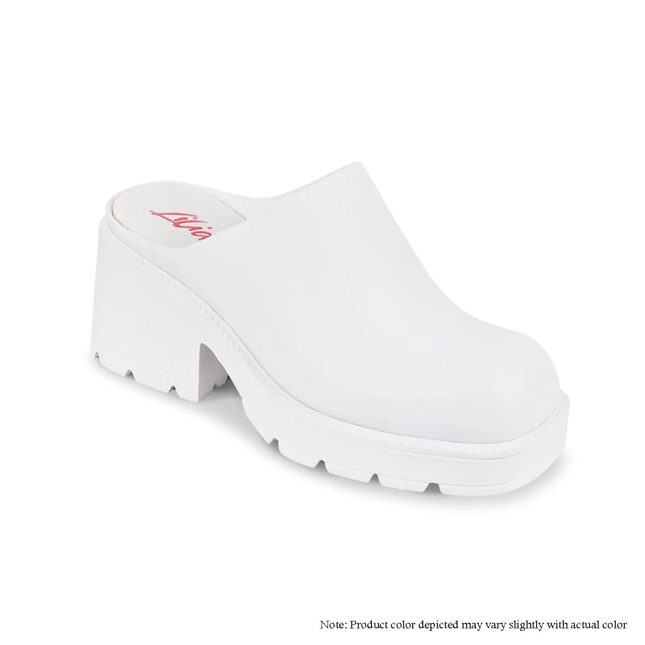 CRAIG-1 HEEL CLOSED TOE MULE-WHITE