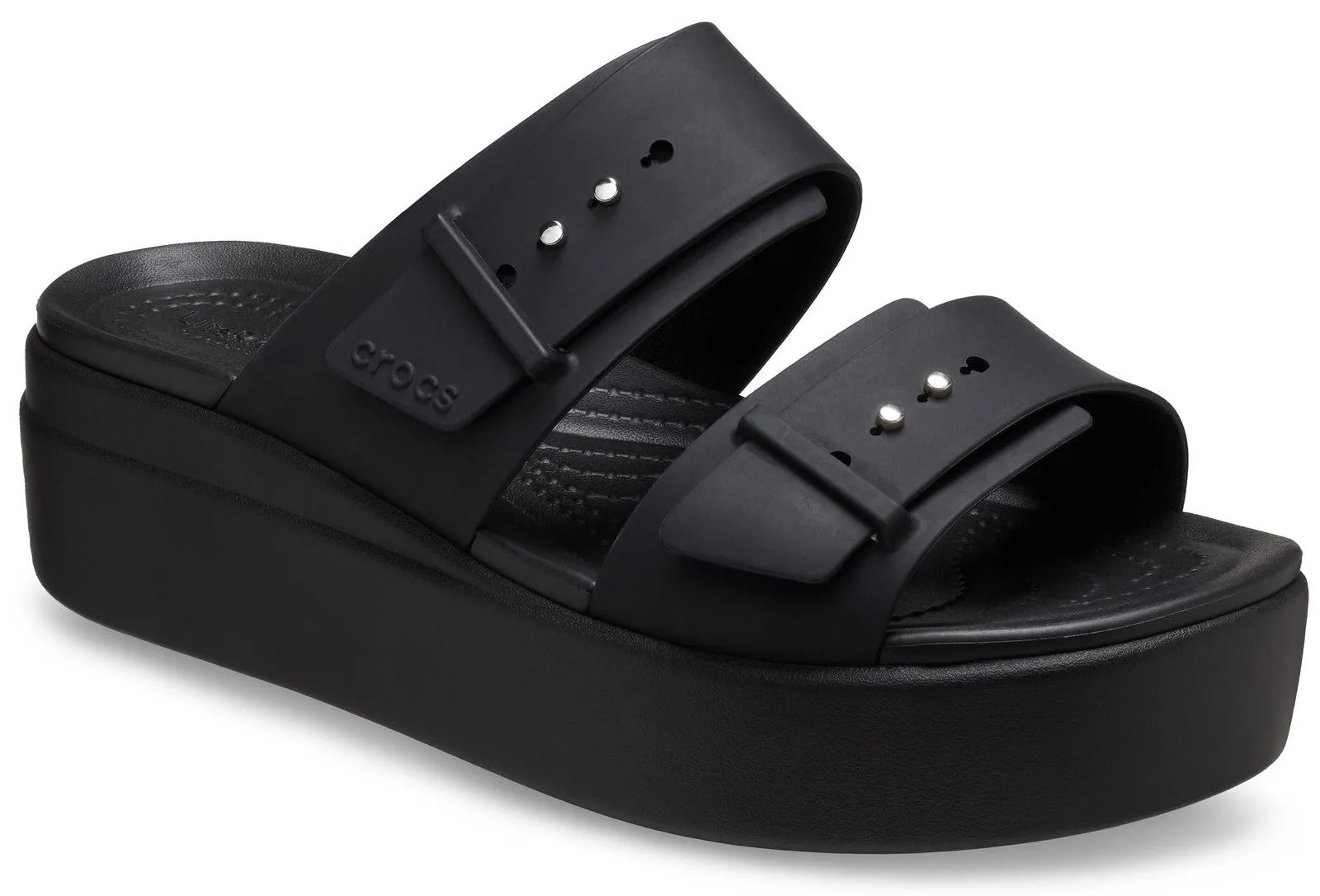 Crocs 207431 Brooklyn Low 2 Strap Womens Mule Sandal